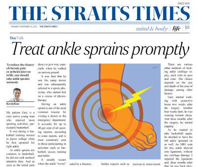 Treat Ankle Sprains Promptly